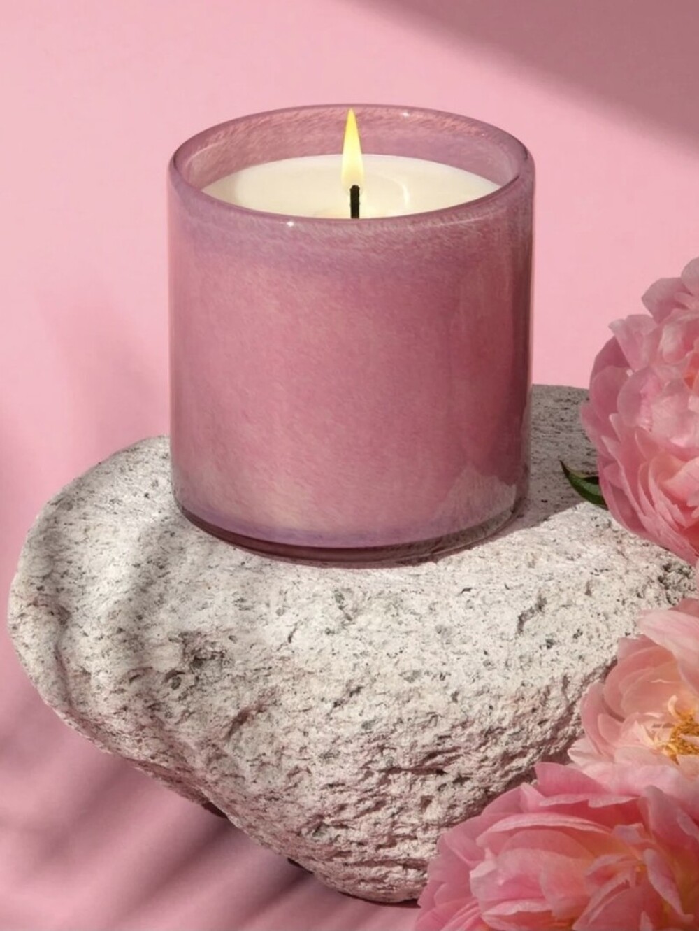 LAFCO Duchess Peony Powder Room Candle – 16 oz | Luxury Floral Fragrance